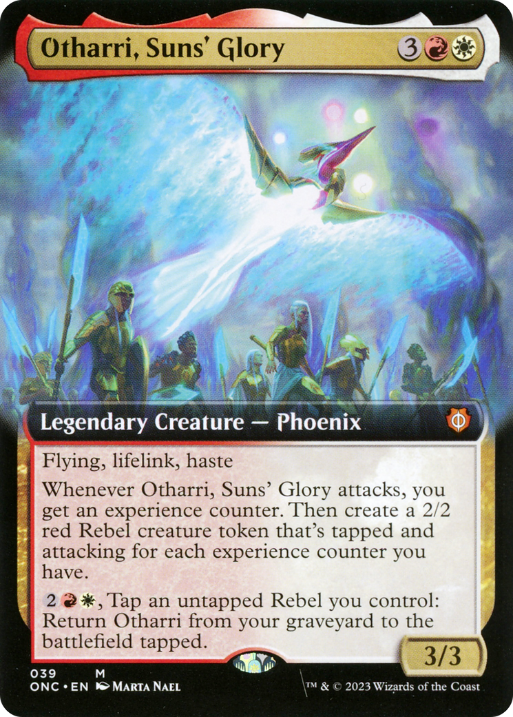 Otharri, Suns' Glory (Extended Art) [Phyrexia: All Will Be One Commander] | Exor Games New Glasgow