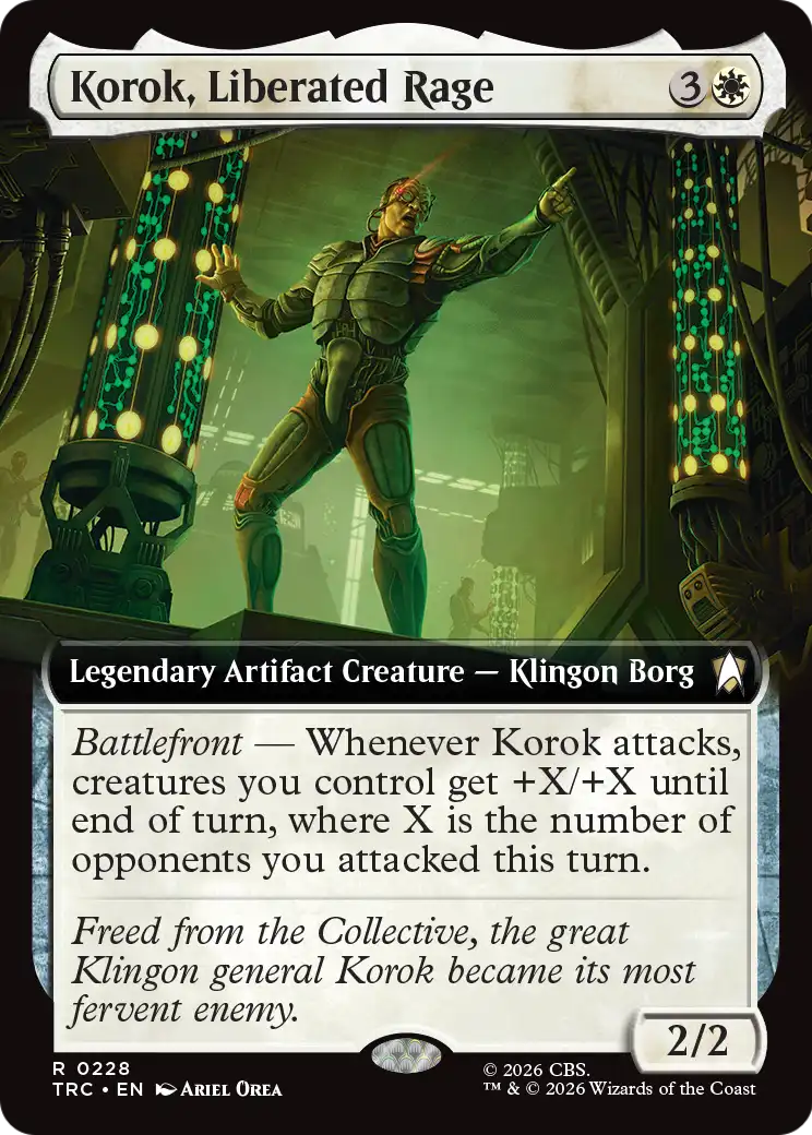 Korok, Liberated Rage (Extended Art) [Star Trek Commander] | Exor Games New Glasgow