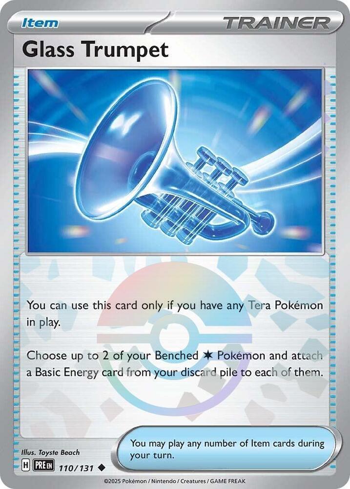 Glass Trumpet (110/131) (Poke Ball Pattern) [Scarlet & Violet: Prismatic Evolutions] | Exor Games New Glasgow
