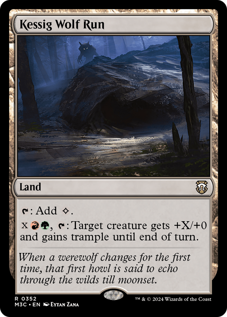 Kessig Wolf Run (Ripple Foil) [Modern Horizons 3 Commander] | Exor Games New Glasgow