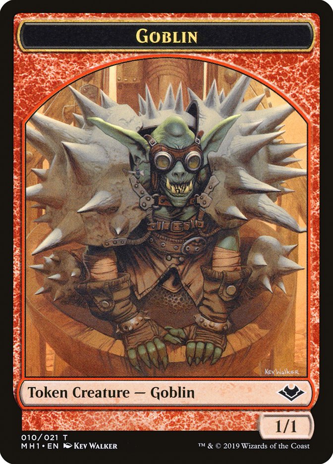 Goblin (010) // Golem (018) Double-Sided Token [Modern Horizons Tokens] | Exor Games New Glasgow