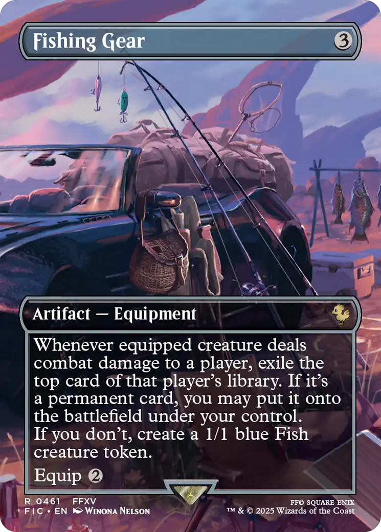 Fishing Gear (Borderless) [FINAL FANTASY Commander] | Exor Games New Glasgow