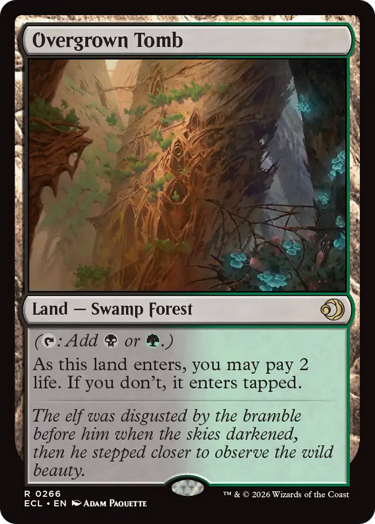 Overgrown Tomb [Lorwyn Eclipsed] | Exor Games New Glasgow