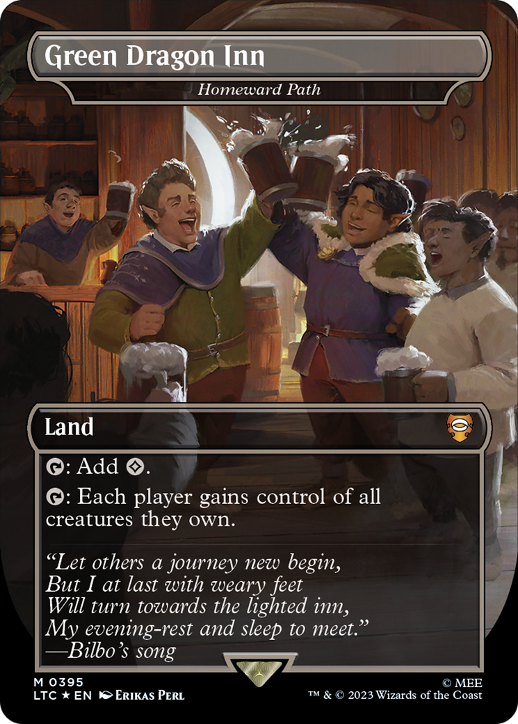 Green Dragon Inn - Homeward Path (Surge Foil Realms and Relics) [The Lord of the Rings: Tales of Middle-Earth Commander] | Exor Games New Glasgow