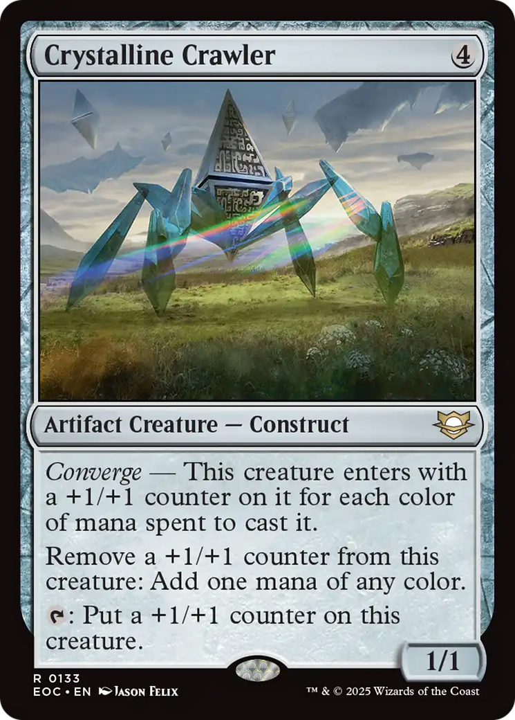 Crystalline Crawler [Edge of Eternities Commander] | Exor Games New Glasgow