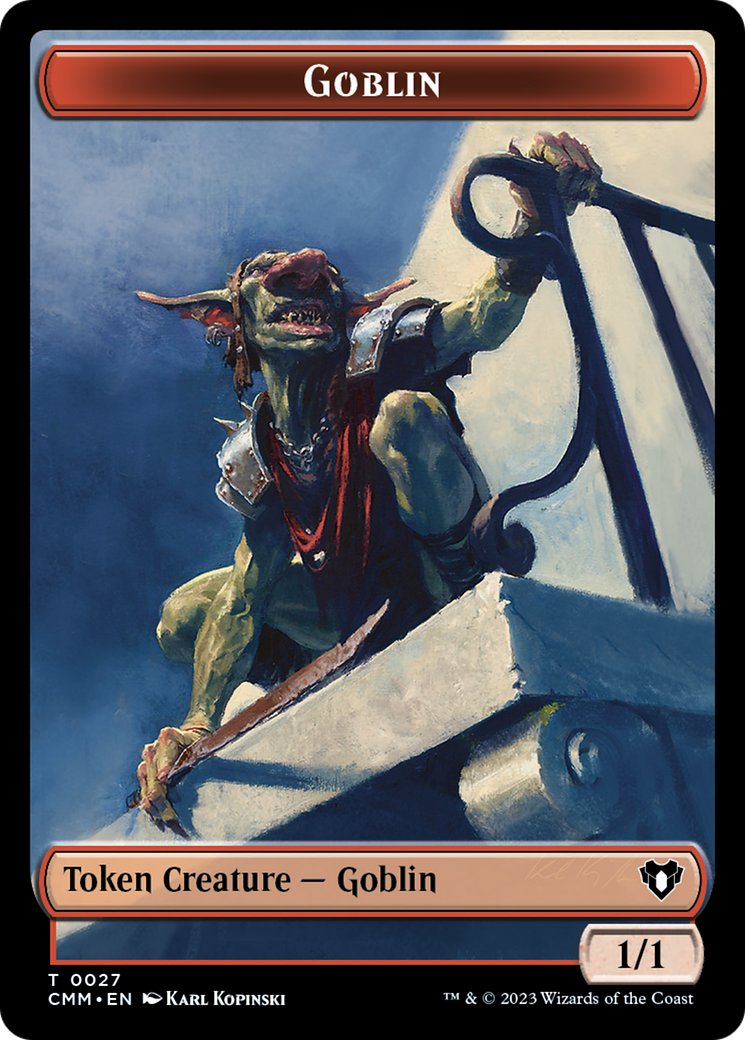 Goblin Token [Commander Masters Tokens] | Exor Games New Glasgow