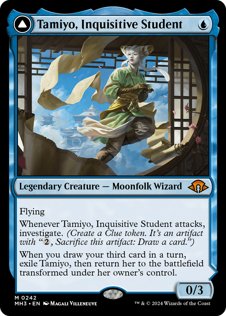 Tamiyo, Inquisitive Student // Tamiyo, Seasoned Scholar [Modern Horizons 3] | Exor Games New Glasgow