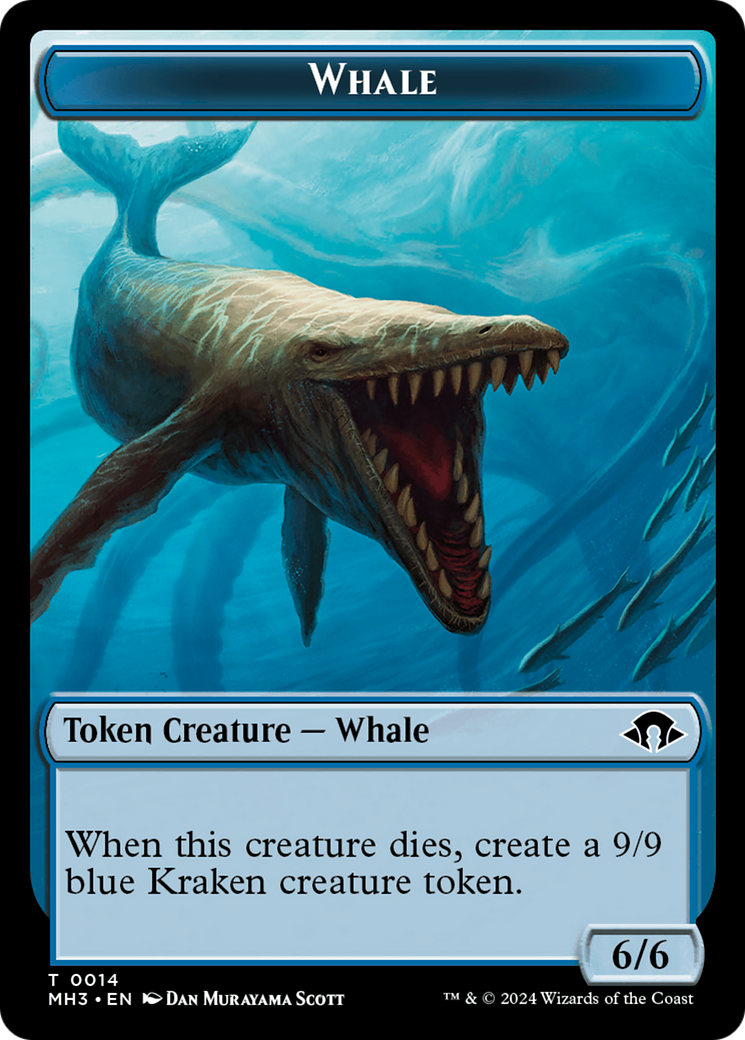 Whale // Energy Reserve Double-Sided Token [Modern Horizons 3 Tokens] | Exor Games New Glasgow