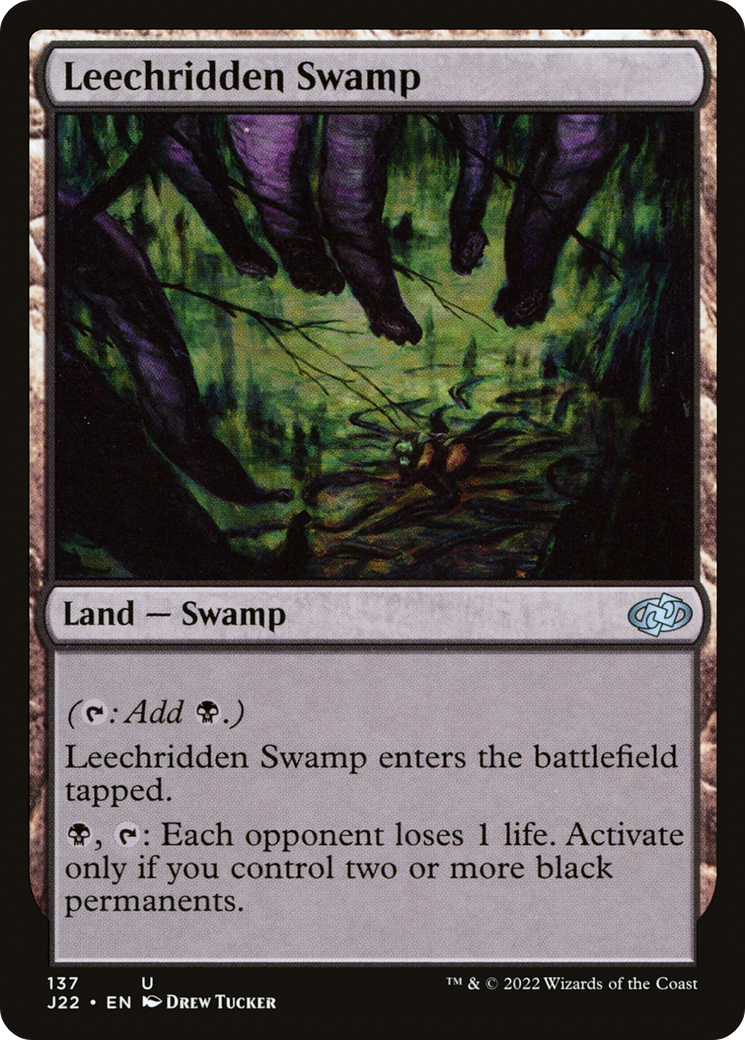 Leechridden Swamp [Jumpstart 2022] | Exor Games New Glasgow