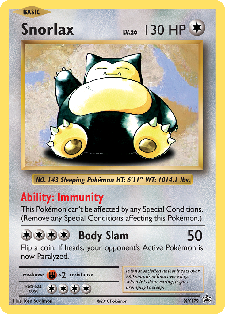 Snorlax (XY179) [XY: Black Star Promos] | Exor Games New Glasgow