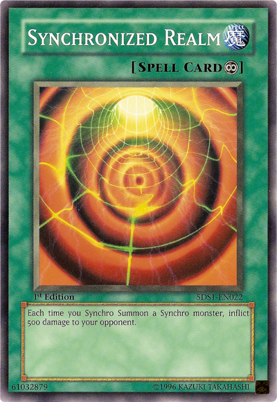 Synchronized Realm [5DS1-EN022] Common | Exor Games New Glasgow