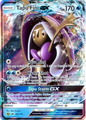 Tapu Fini GX (39a/147) [Alternate Art Promos] | Exor Games New Glasgow