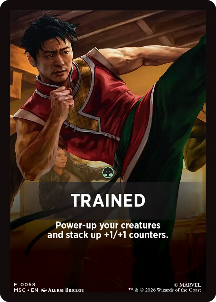 Trained Theme Card [Marvel Super Heroes Commander] | Exor Games New Glasgow
