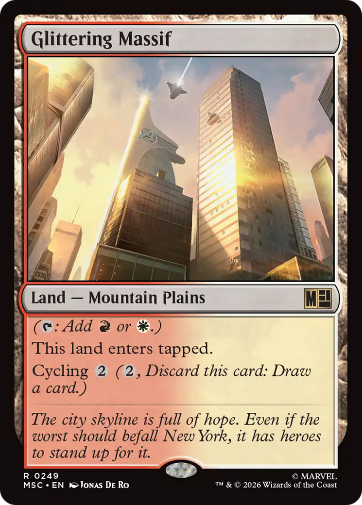 Glittering Massif [Marvel Super Heroes Commander] | Exor Games New Glasgow