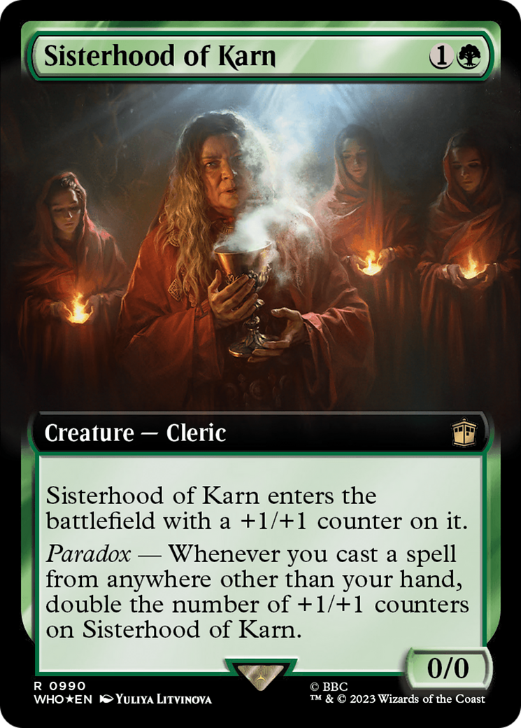 Sisterhood of Karn (Extended Art) (Surge Foil) [Doctor Who] | Exor Games New Glasgow