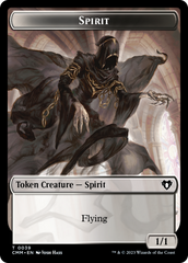 Spirit (0039) // Bird Illusion Double-Sided Token [Commander Masters Tokens] | Exor Games New Glasgow