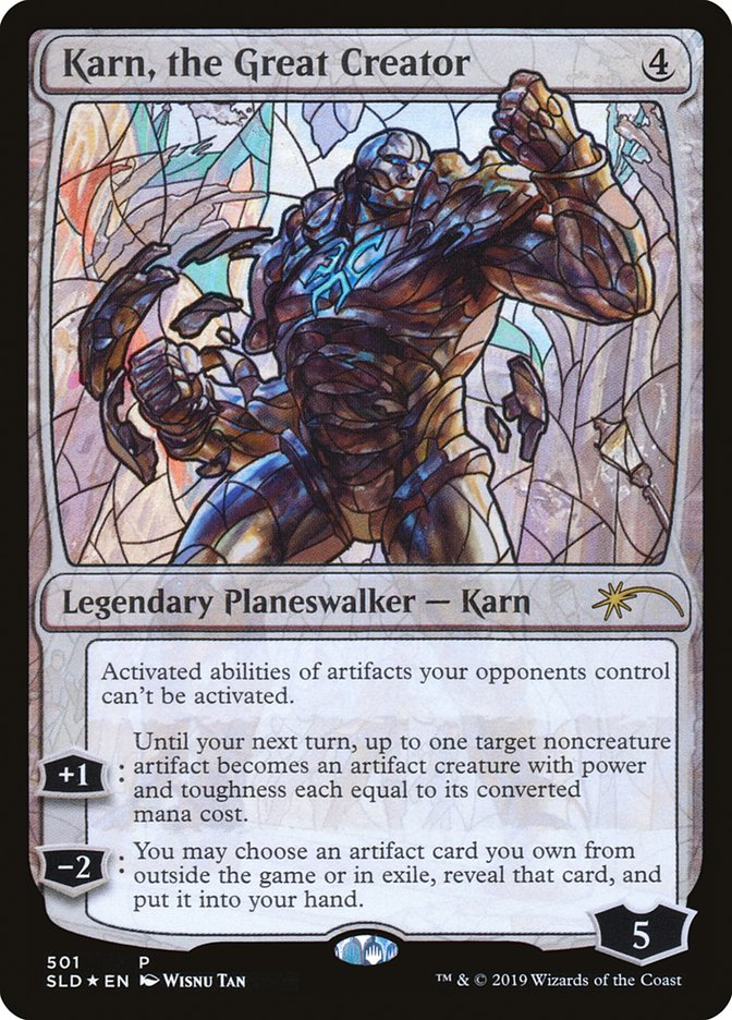 Karn, the Great Creator (Stained Glass) [Secret Lair Drop Promos] | Exor Games New Glasgow