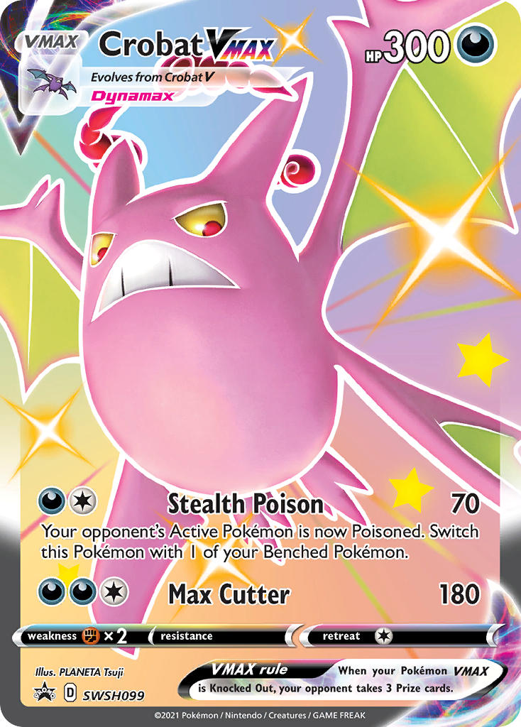 Crobat VMAX (SWSH099) (Jumbo Card) [Sword & Shield: Black Star Promos] | Exor Games New Glasgow