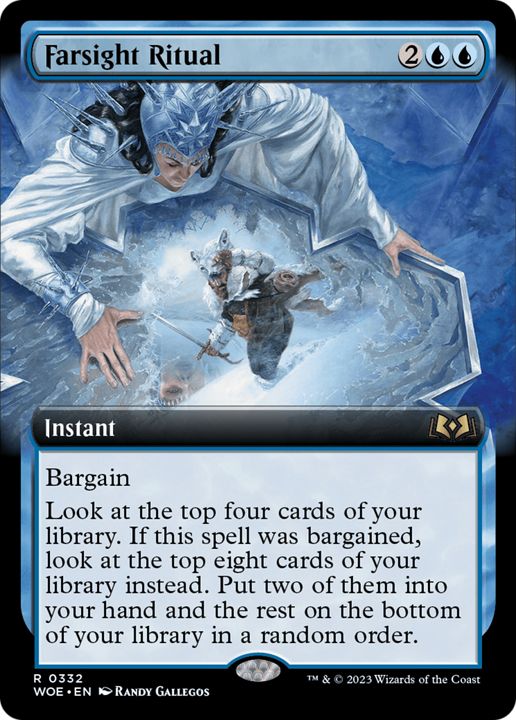 Farsight Ritual (Extended Art) [Wilds of Eldraine] | Exor Games New Glasgow