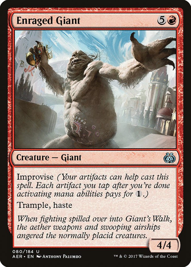 Enraged Giant [Aether Revolt] | Exor Games New Glasgow