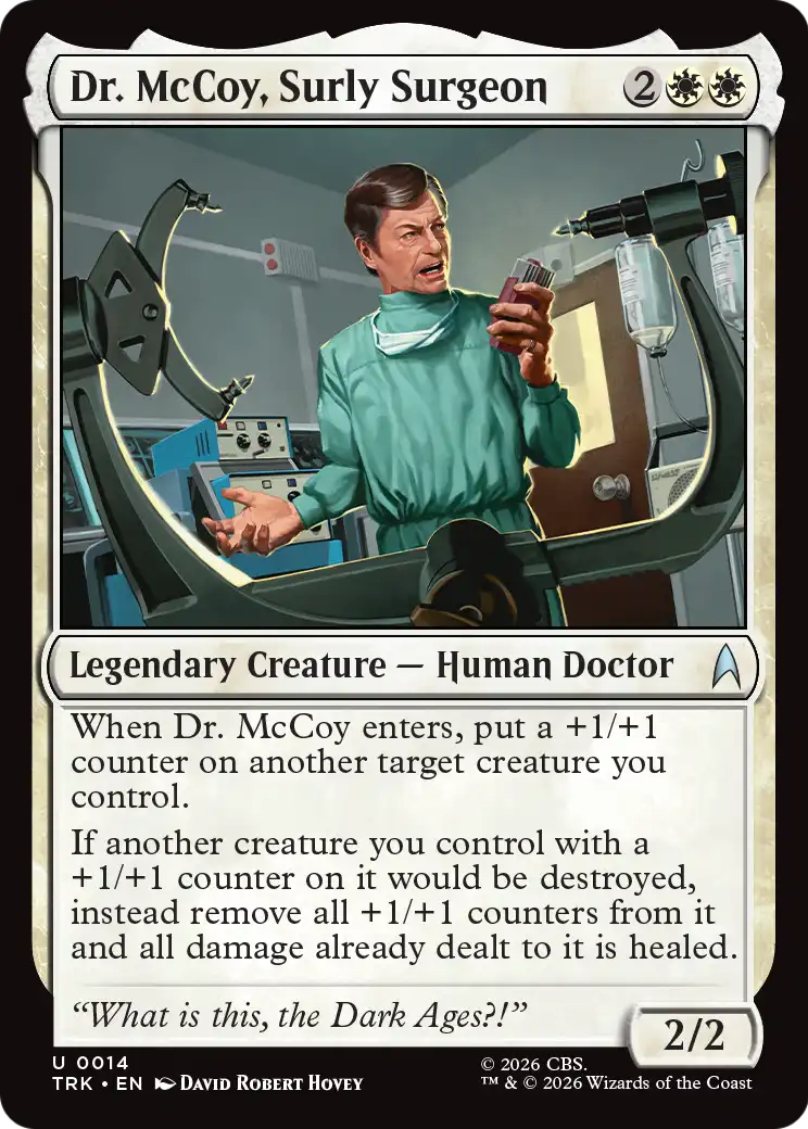 Dr. McCoy, Surly Surgeon [Star Trek] | Exor Games New Glasgow