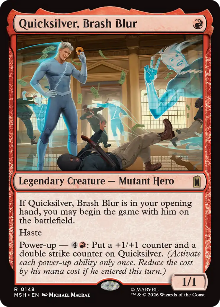 Quicksilver, Brash Blur [Marvel Super Heroes] | Exor Games New Glasgow