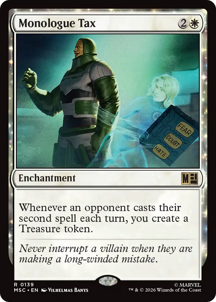Monologue Tax [Marvel Super Heroes Commander] | Exor Games New Glasgow