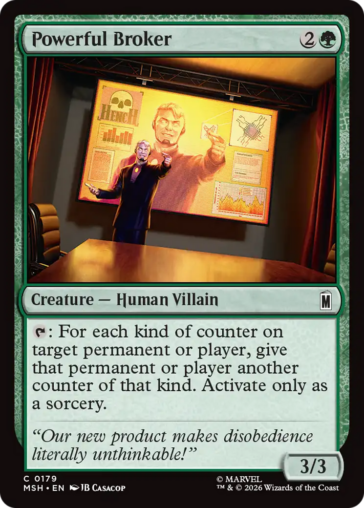 Powerful Broker [Marvel Super Heroes] | Exor Games New Glasgow