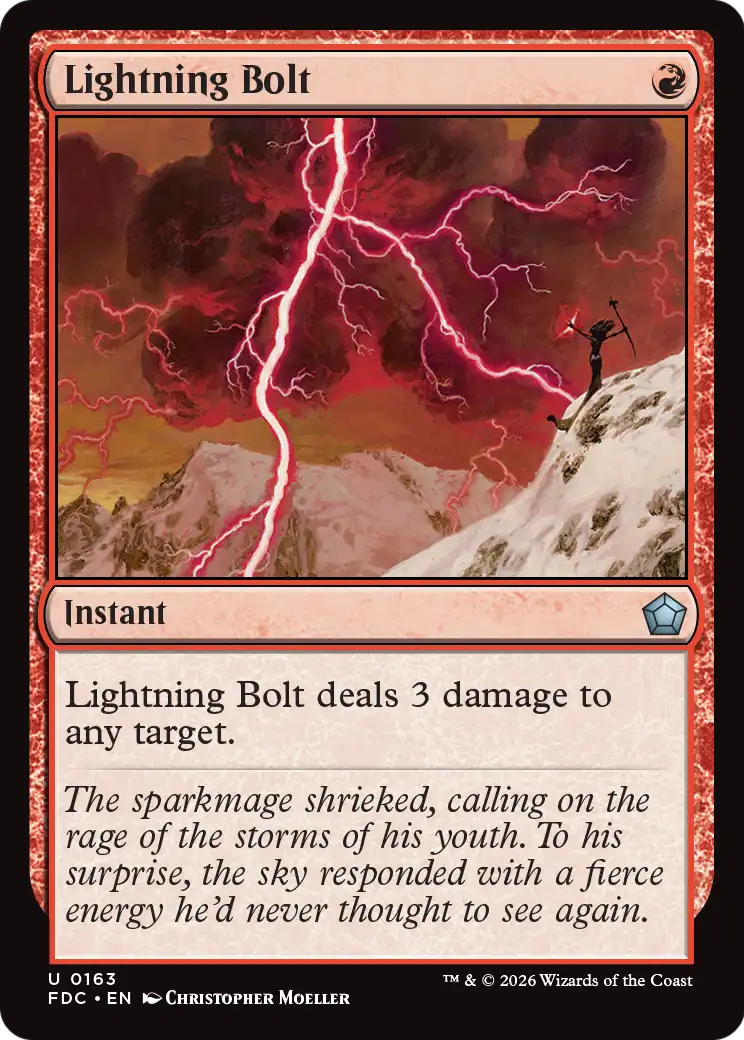 Lightning Bolt [Foundations Commander] | Exor Games New Glasgow