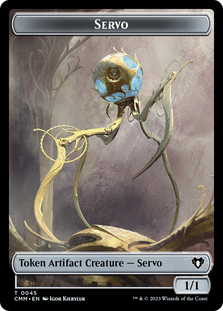 Servo Token [Commander Masters Tokens] | Exor Games New Glasgow