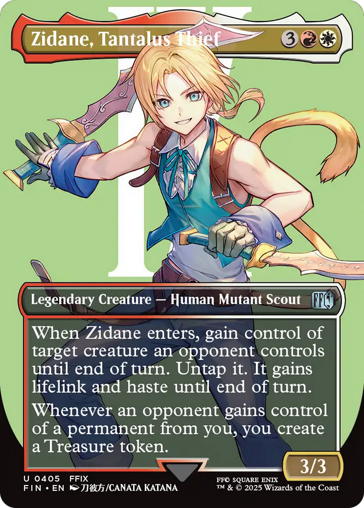 Zidane, Tantalus Thief (Borderless) [FINAL FANTASY] | Exor Games New Glasgow
