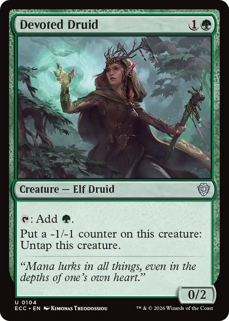 Devoted Druid [Lorwyn Eclipsed Commander] | Exor Games New Glasgow
