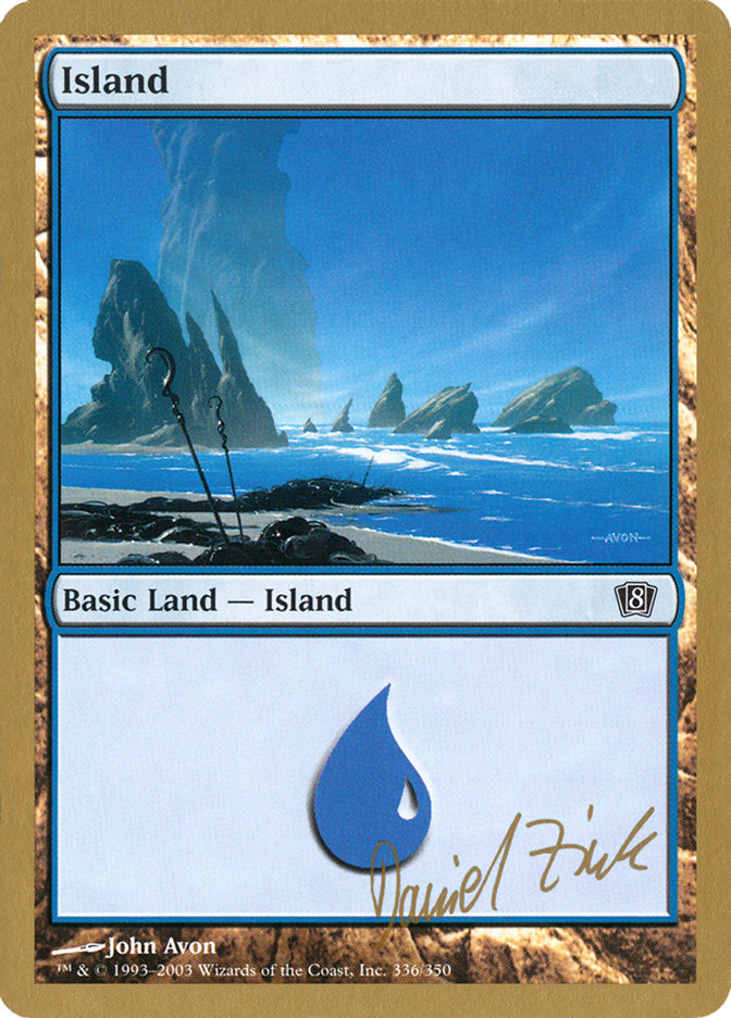 Island (dz336) (Daniel Zink) [World Championship Decks 2003] | Exor Games New Glasgow