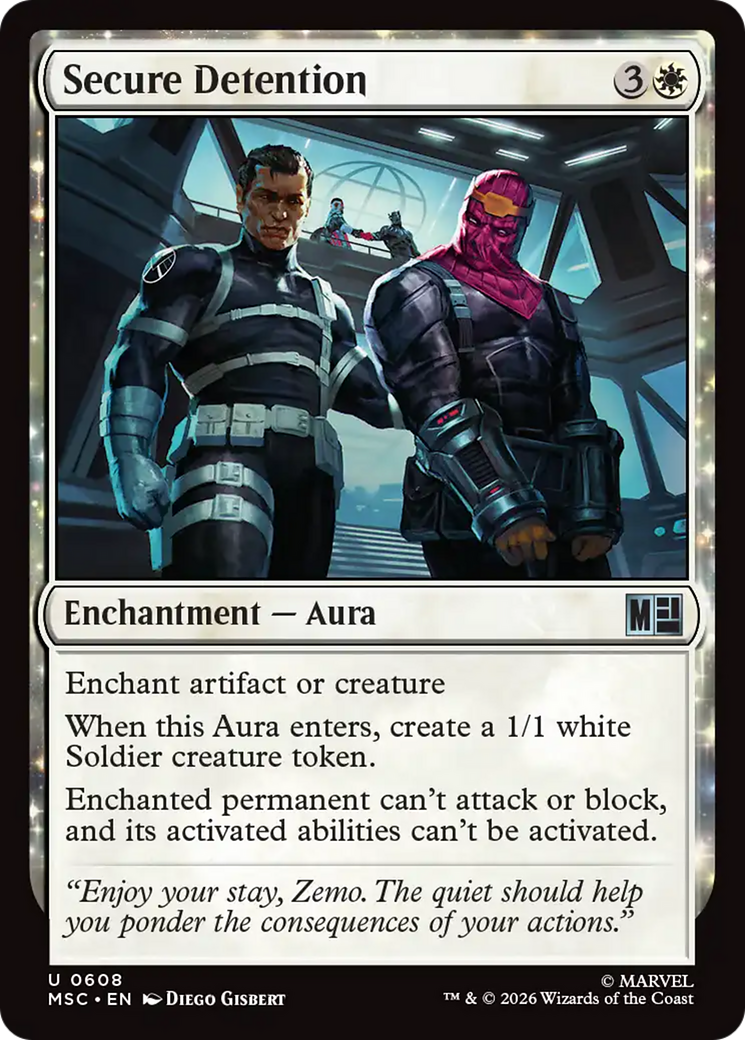 Secure Detention [Marvel Super Heroes Commander] | Exor Games New Glasgow