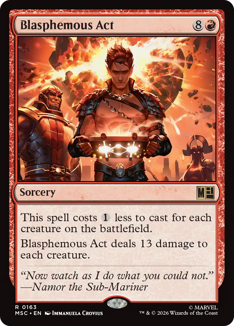 Blasphemous Act [Marvel Super Heroes Commander] | Exor Games New Glasgow