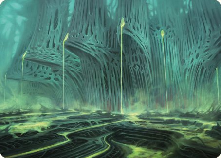 Swamp Art Card [Phyrexia: All Will Be One Art Series] | Exor Games New Glasgow