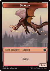 Dragon (0009) // Treasure Double-Sided Token [Foundations Commander Tokens] | Exor Games New Glasgow