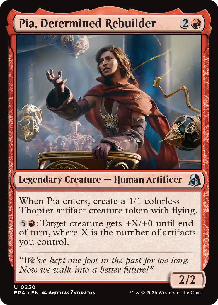 Pia, Determined Rebuilder [Reality Fracture] | Exor Games New Glasgow