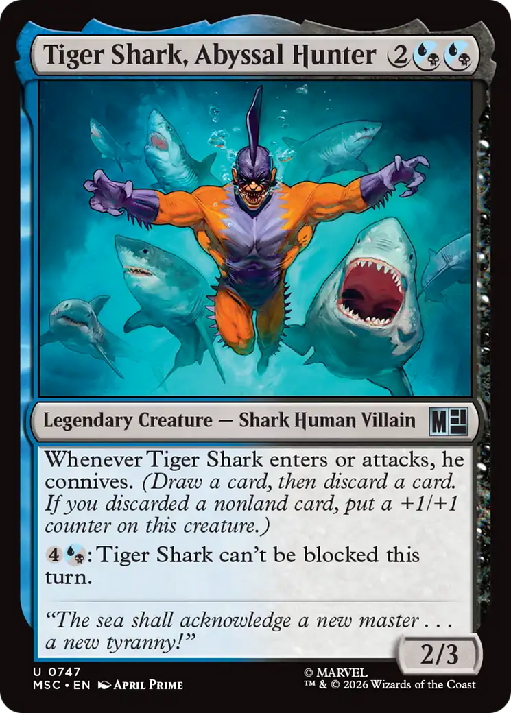 Tiger Shark, Abyssal Hunter [Marvel Super Heroes Commander] | Exor Games New Glasgow