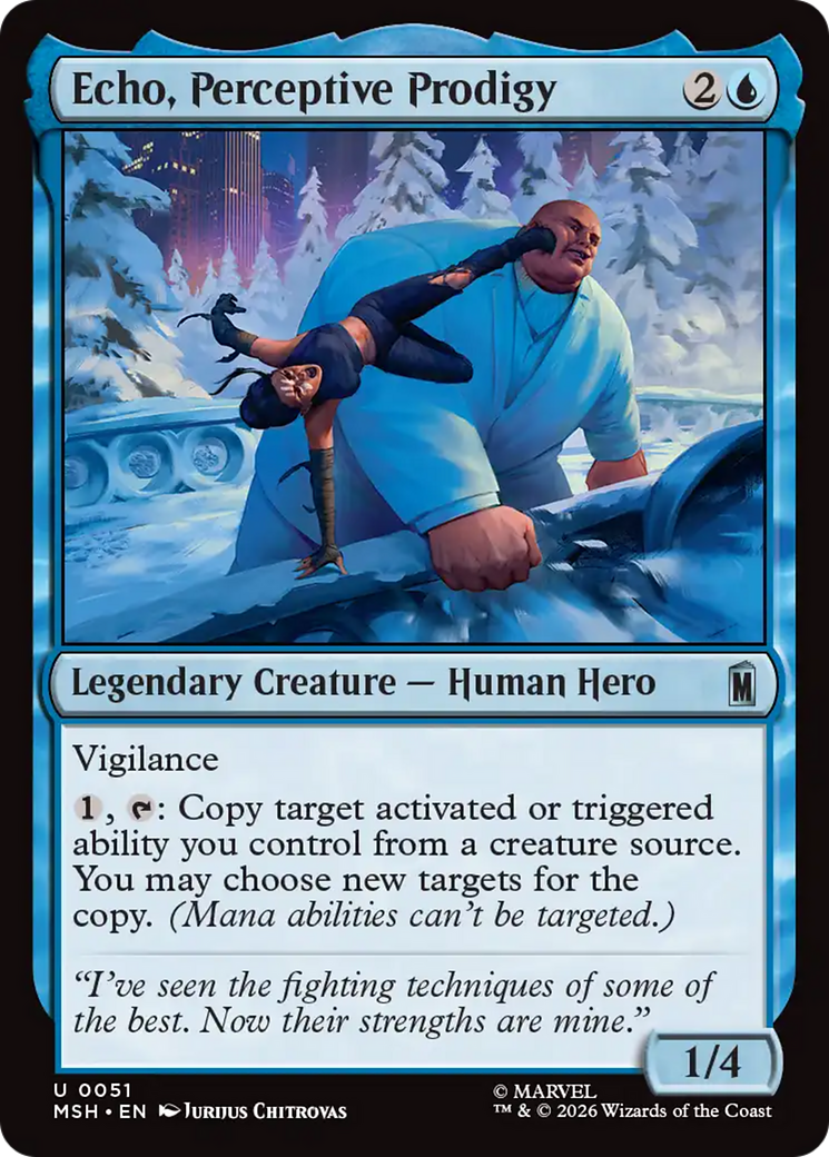 Echo, Perceptive Prodigy [Marvel Super Heroes] | Exor Games New Glasgow