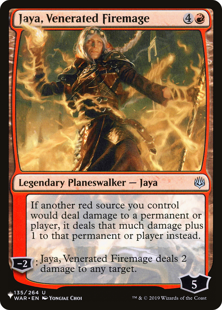 Jaya, Venerated Firemage [The List Reprints] | Exor Games New Glasgow