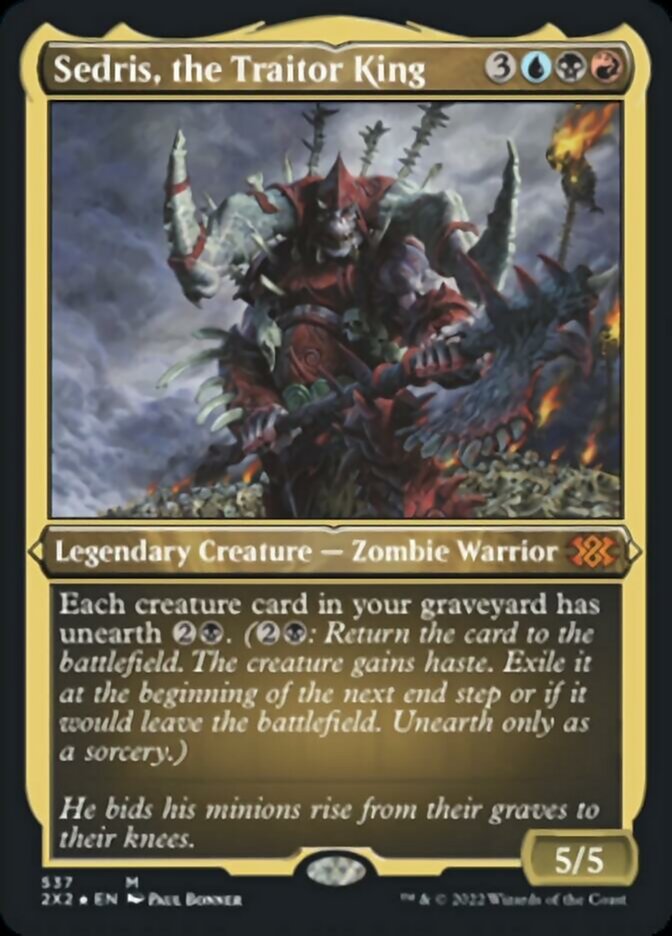 Sedris, the Traitor King (Foil Etched) [Double Masters 2022] | Exor Games New Glasgow