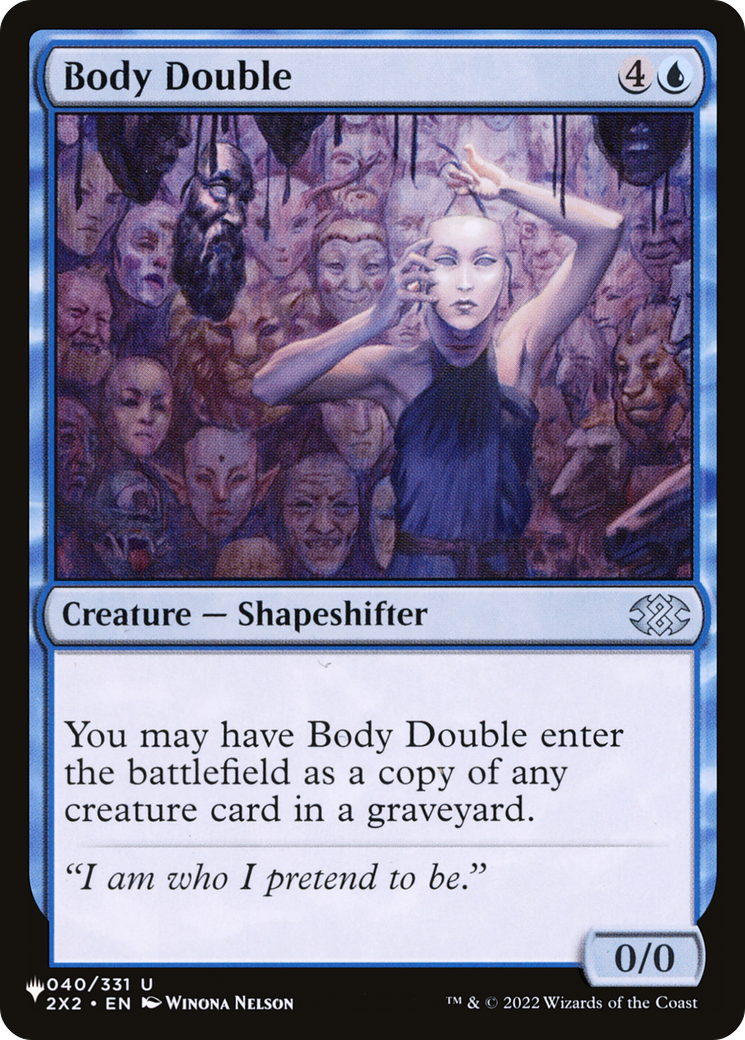 Body Double [The List Reprints] | Exor Games New Glasgow