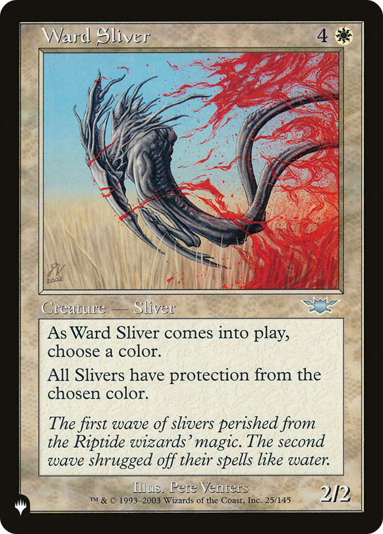 Ward Sliver [The List Reprints] | Exor Games New Glasgow