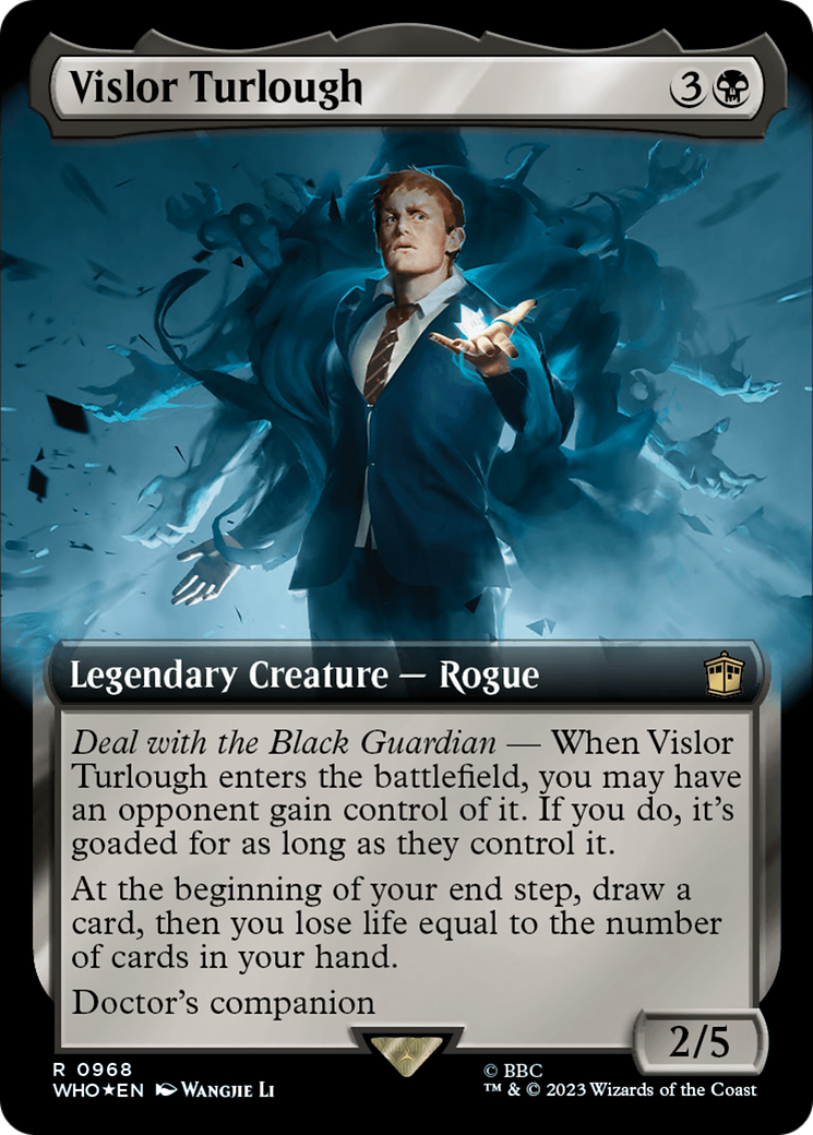 Vislor Turlough (Extended Art) (Surge Foil) [Doctor Who] | Exor Games New Glasgow