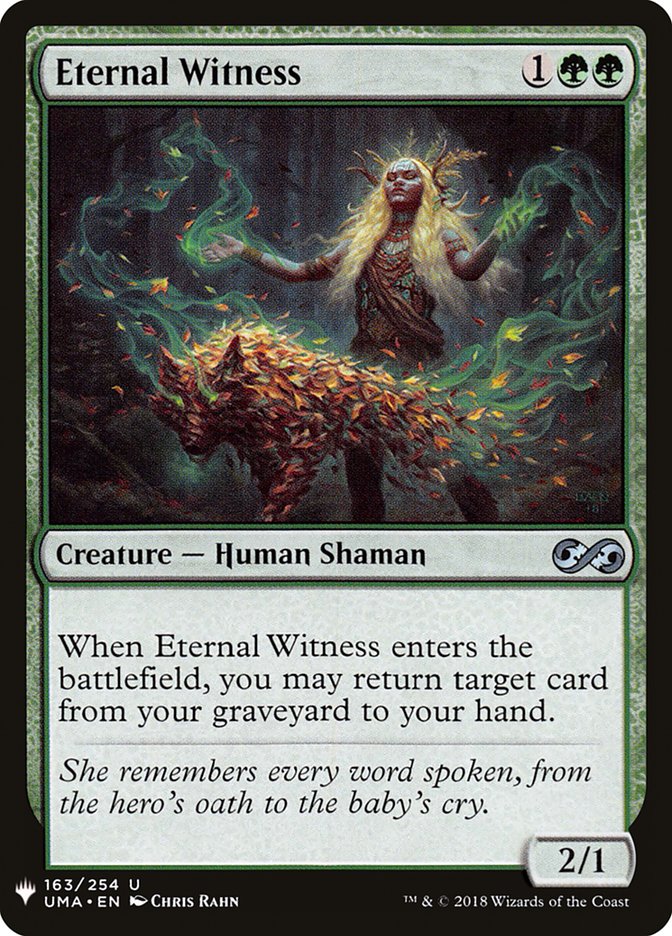 Eternal Witness [Mystery Booster] | Exor Games New Glasgow