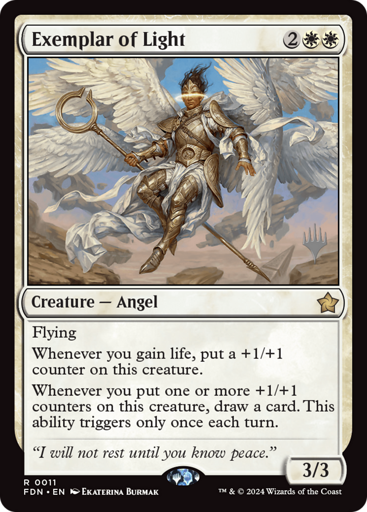 Exemplar of Light [Foundations Promos] | Exor Games New Glasgow