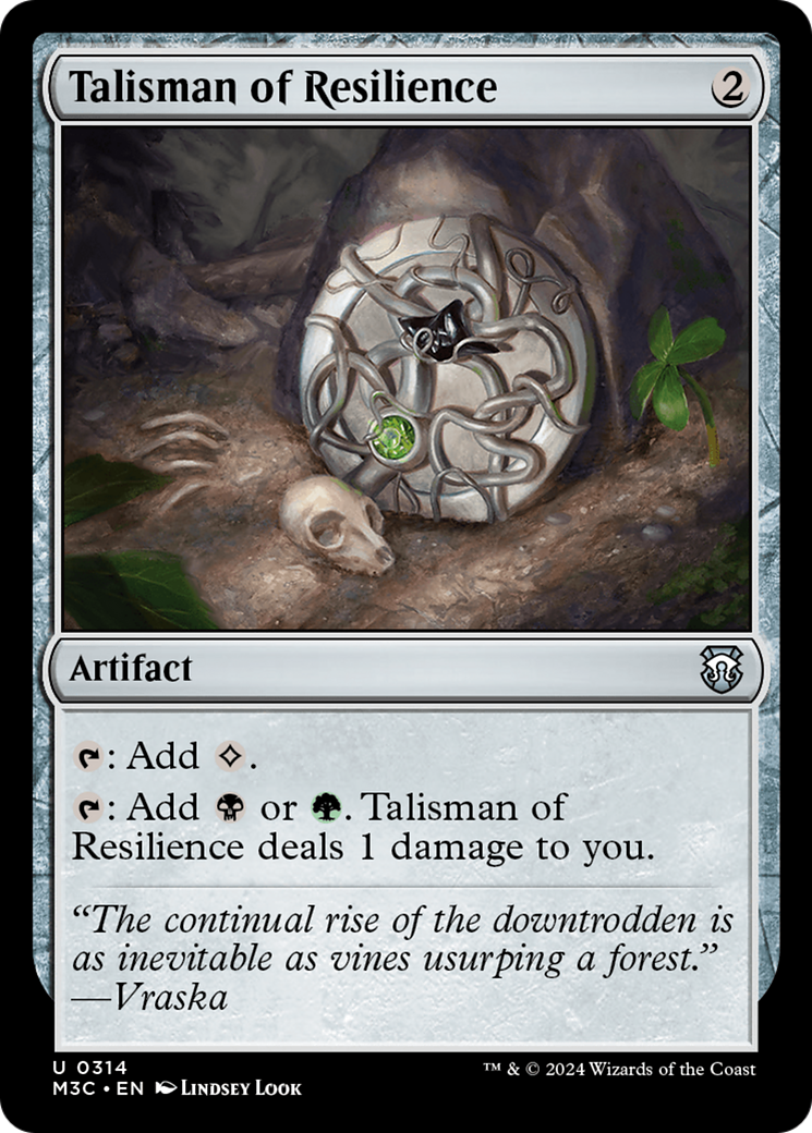 Talisman of Resilience (Ripple Foil) [Modern Horizons 3 Commander] | Exor Games New Glasgow