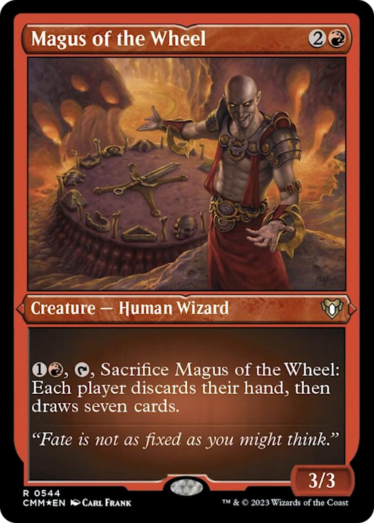 Magus of the Wheel (Foil Etched) [Commander Masters] | Exor Games New Glasgow