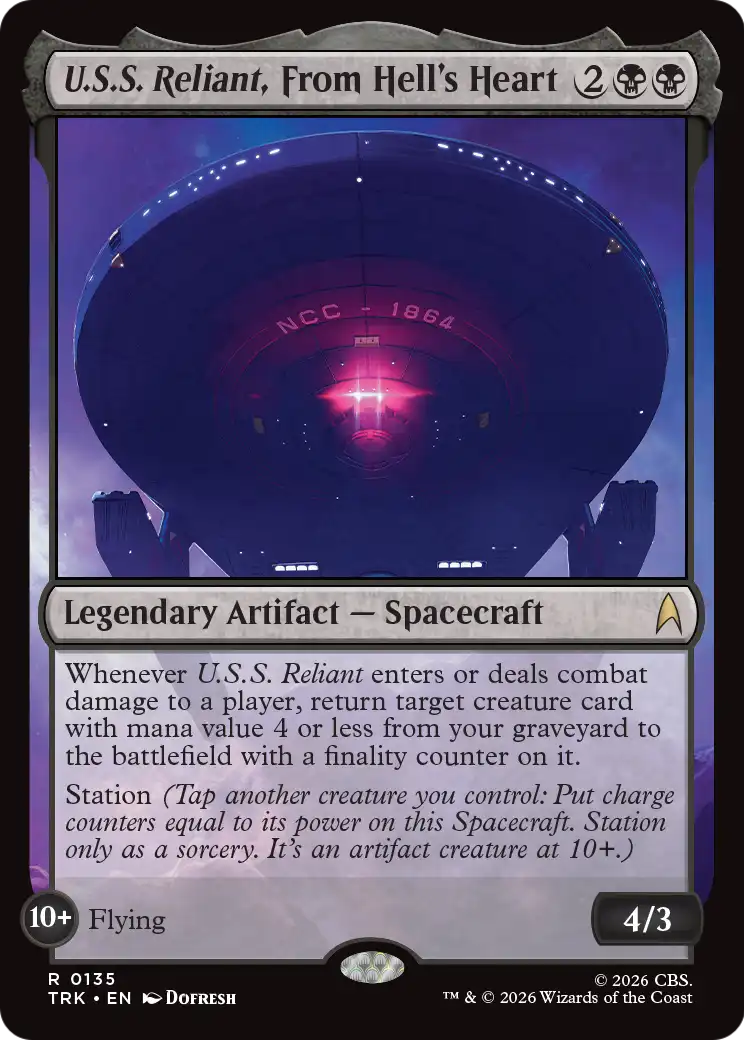 U.S.S. Reliant, From Hell's Heart [Star Trek] | Exor Games New Glasgow